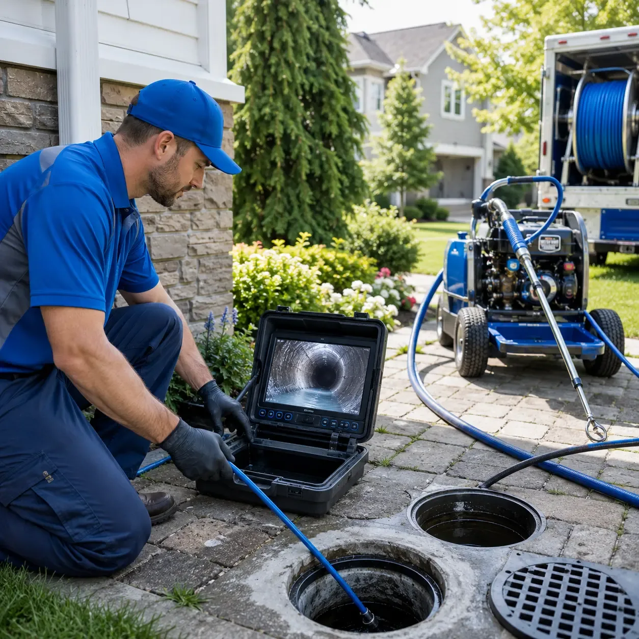 Outdoor drain cleaning professionals serving North Hero, VT