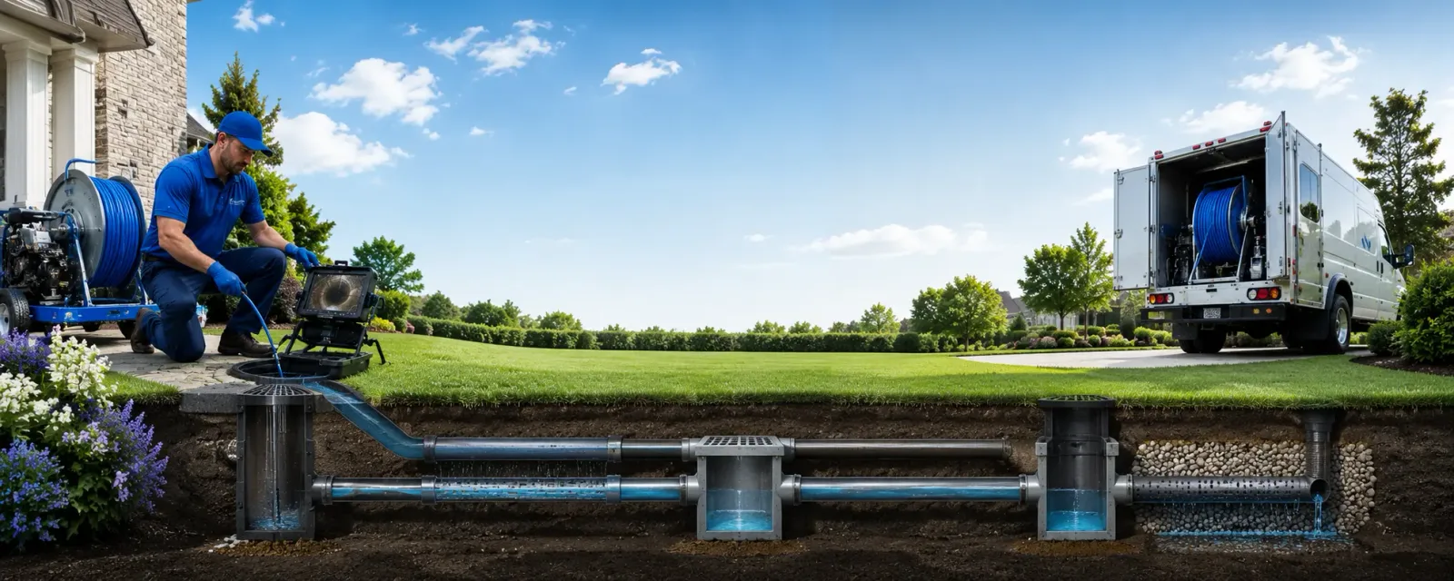 Outdoor drain cleaning information for North Hero, VT